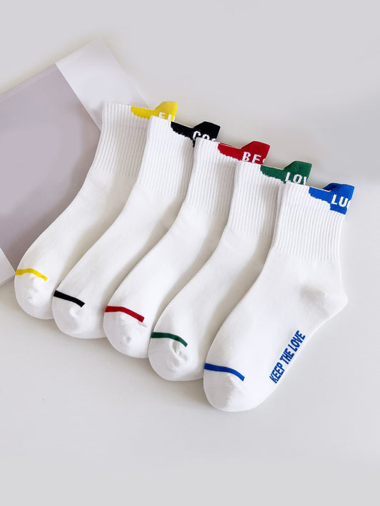 Keep the Love Edition Full Socks | 5-Pairs