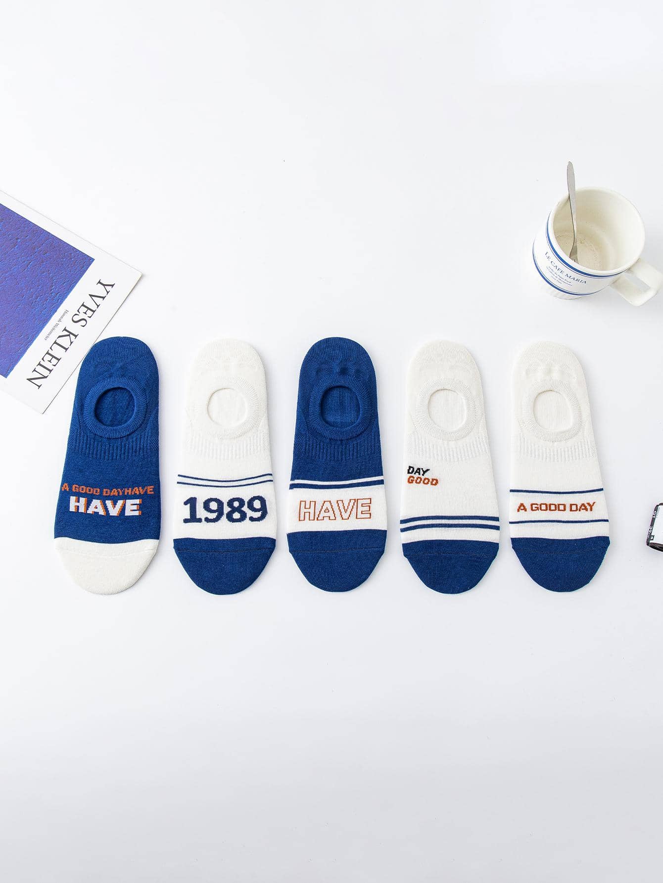 Have a Good Day Edition No Show Socks | 5-Pairs