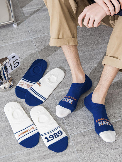 Have a Good Day Edition No Show Socks | 5-Pairs