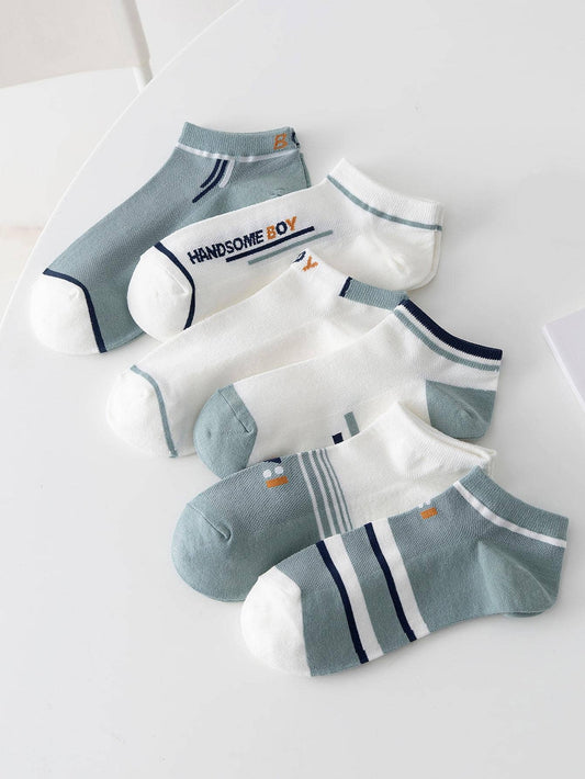 Handsome Boy Edition Ankle Socks | 6-Pairs